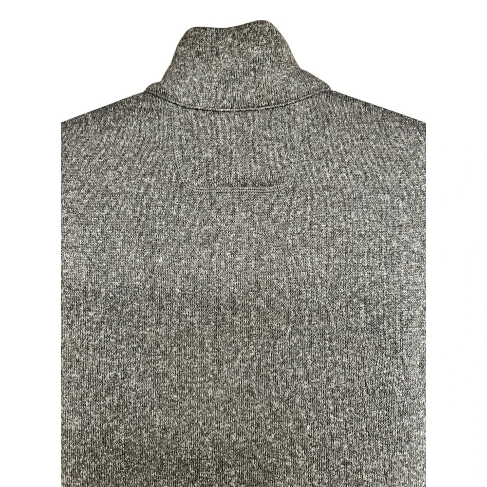 Polo Ralph Lauren Brushed Fleece Full-Zip‎ Vest Heather Gray Men's Sz Large Tall